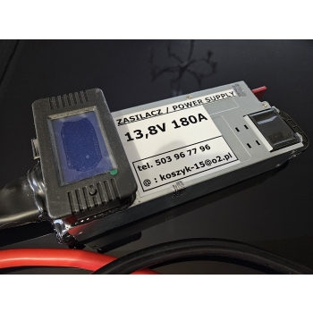Zasilacz 14,4V 180A Wyświetlacz / Amperomierz Woltomierz /