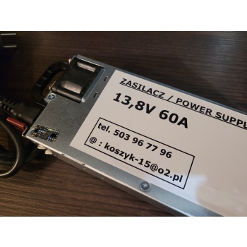 Zasilacz 13,8V 60A/65A / RADIO KF / CB RADIO / CAR AUDIO